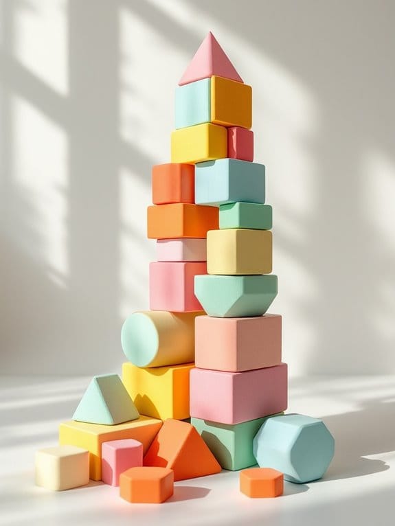 geometric stacking blocks fun