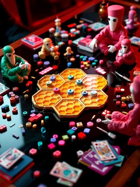 selecting squid game board game